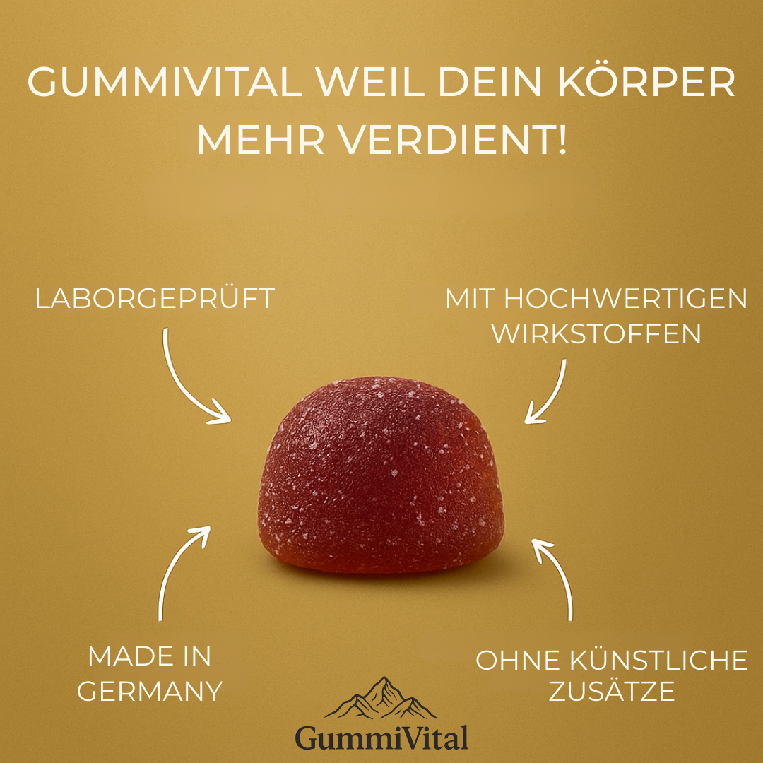 Gummivital™ Deine tägliche Energie gegen Stress & Müdigkeit
