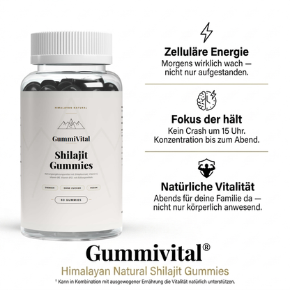 Gummivital™ Shilajit Gummies Hol dir zurück, was dich früher stark gemacht hat.