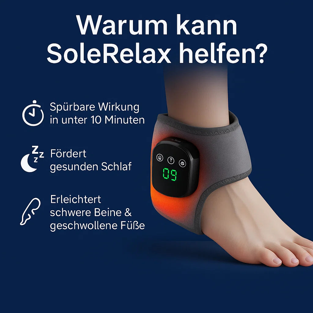 SoleRelax™ Fußmassagegerät Sag Fußschmerzen Lebewohl in nur 10 Minuten täglich.