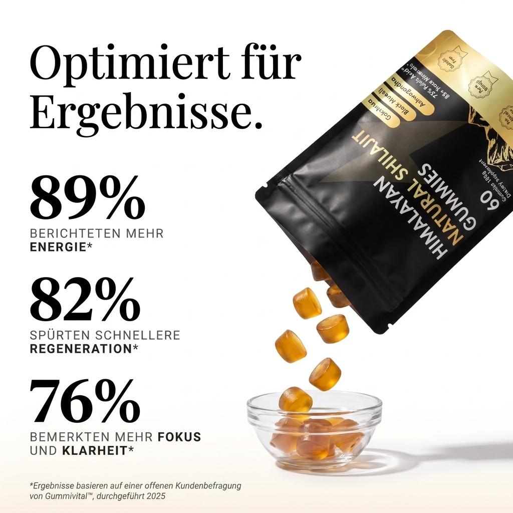 Gummivital™ Shilajit Gummies Hol dir zurück, was dich früher stark gemacht hat.